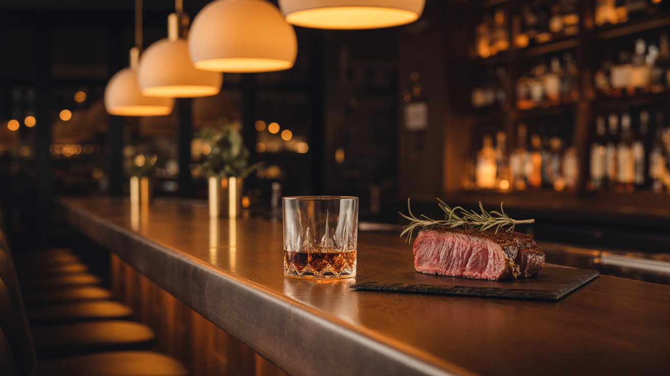 Ambiente parrilla do The Angus em Recife